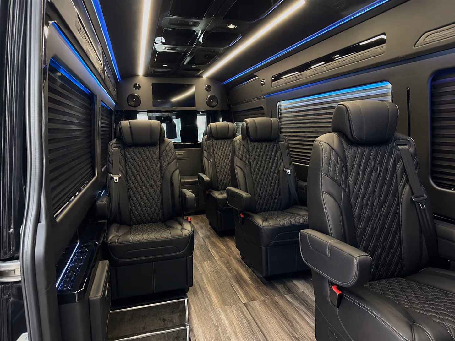 spokane 10 passenger sprinter van interior