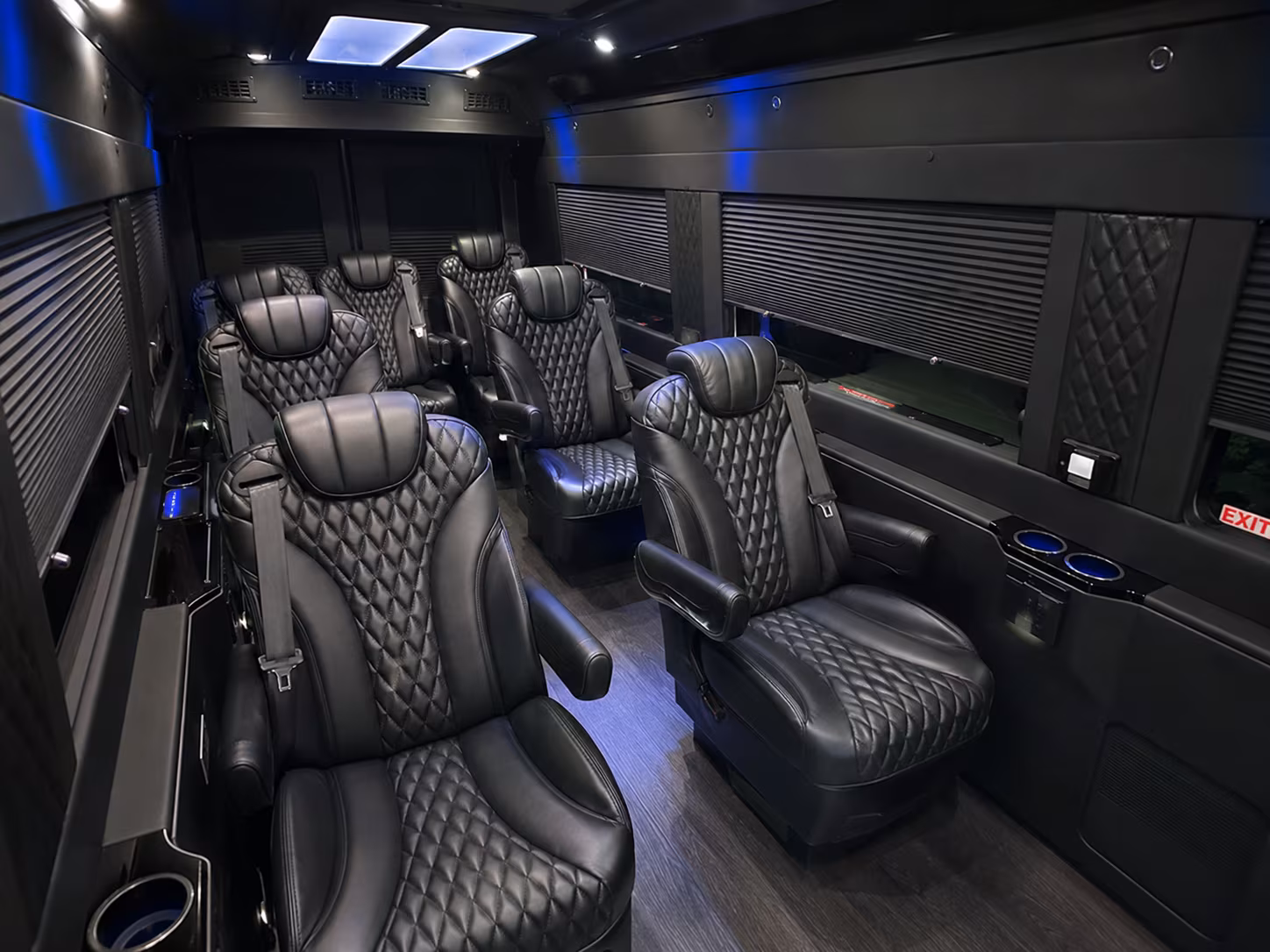 spokane 18 passenger sprinter van inside