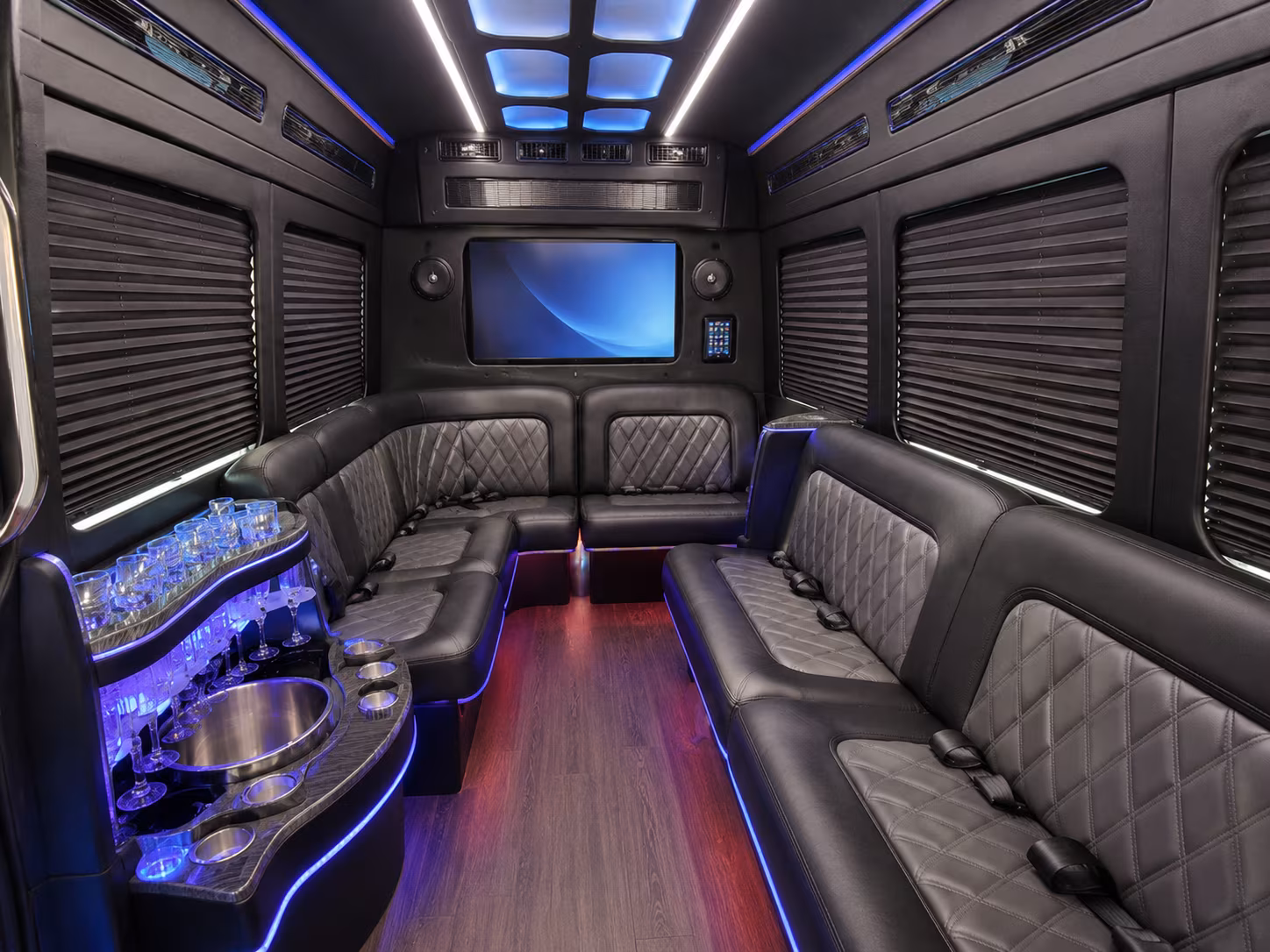 spokane sprinter limousine interior